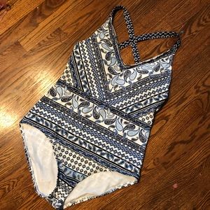Tommy Bahama PAISLEY one piece, size 12